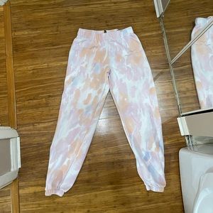 Lazypants Pink & Peach Sweatpants